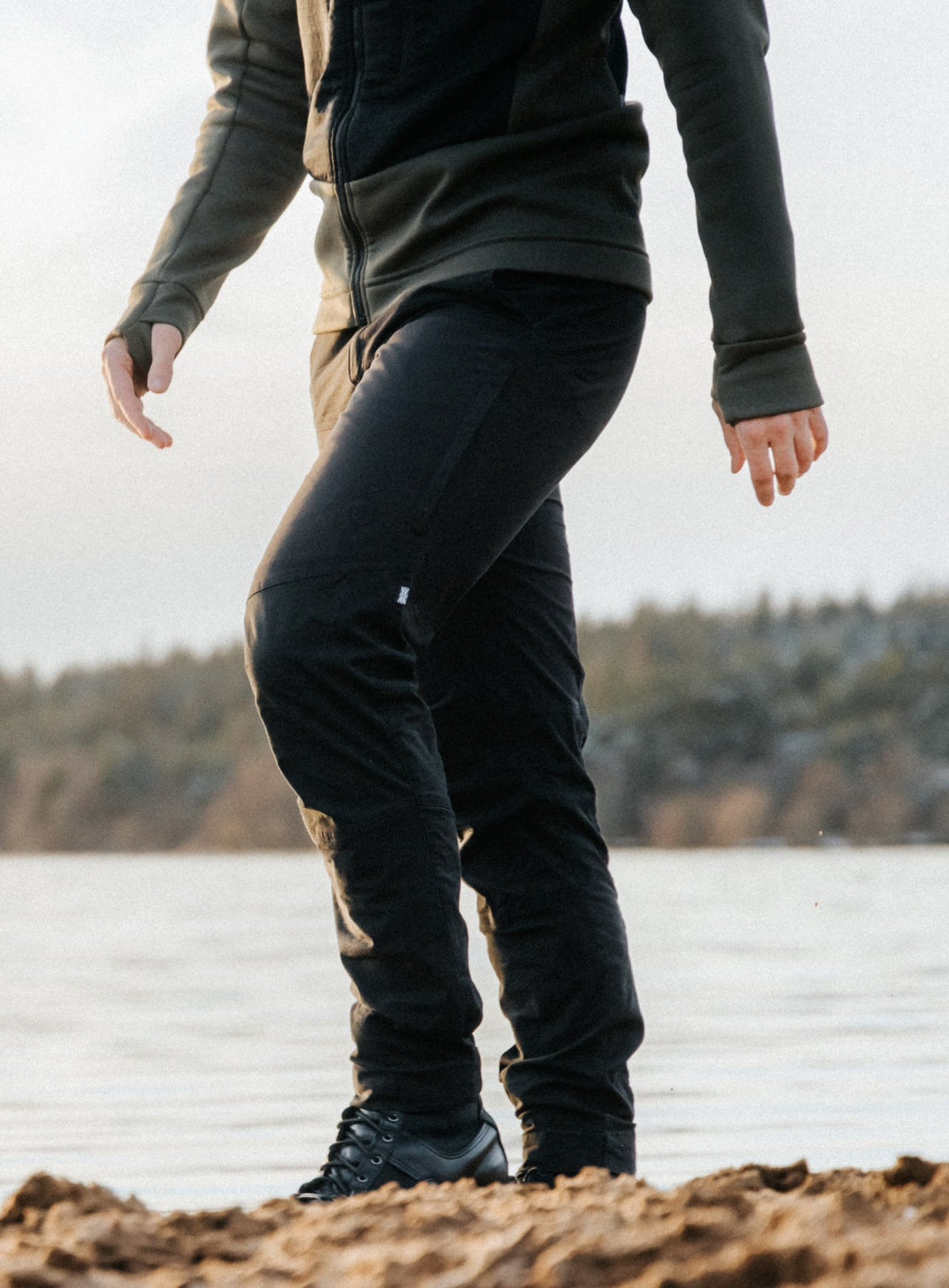 Creative Image Of Command Trousers In Obsidian Black (ITF)