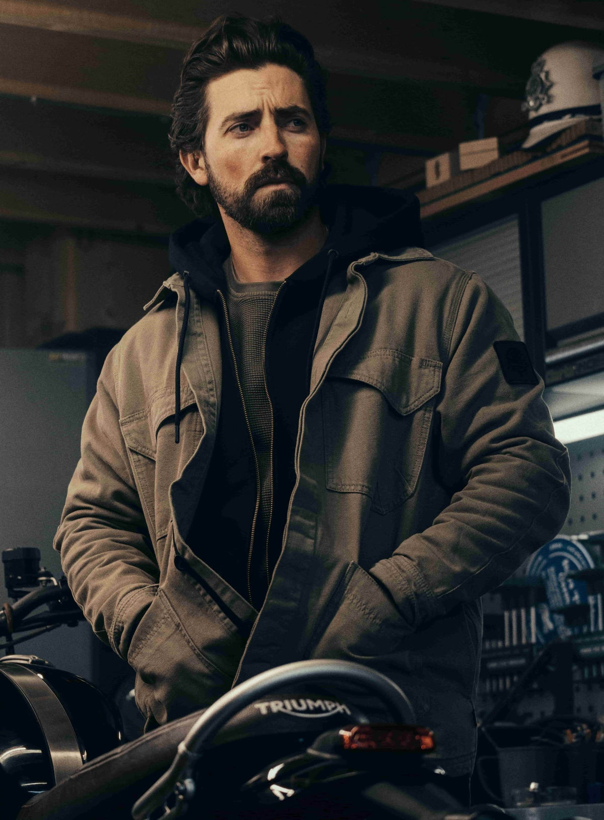 Creative Image Of Dissident Canvas Jacket In Khaki (ITF)