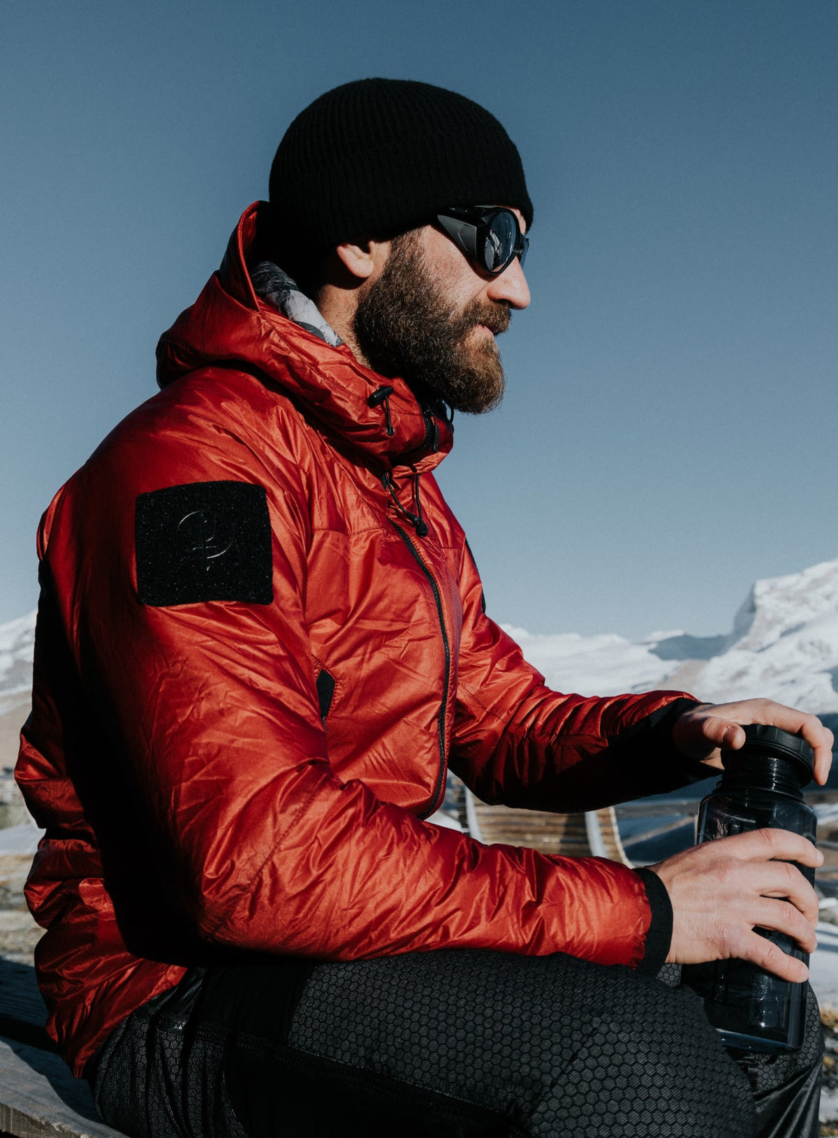 Creative Image Of Engage Jacket In Crimson Red (ITF)