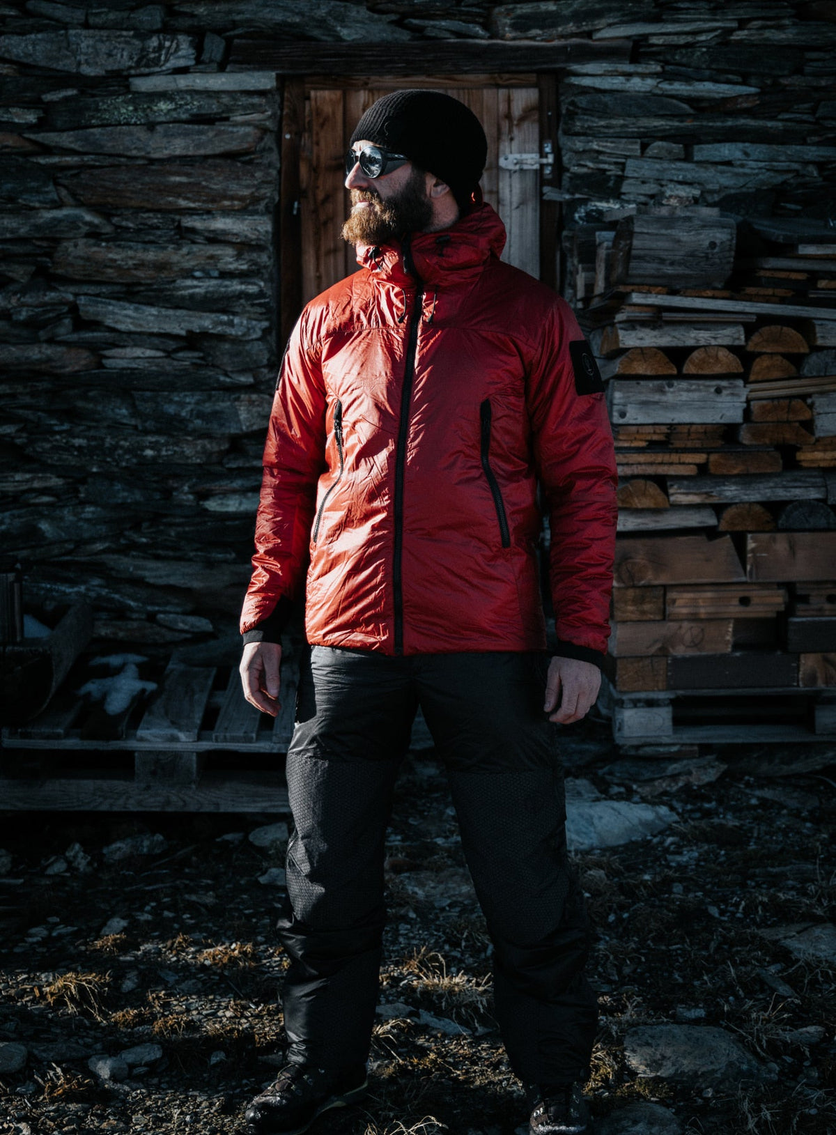 Creative Image Of Engage Jacket In Crimson Red (ITF)