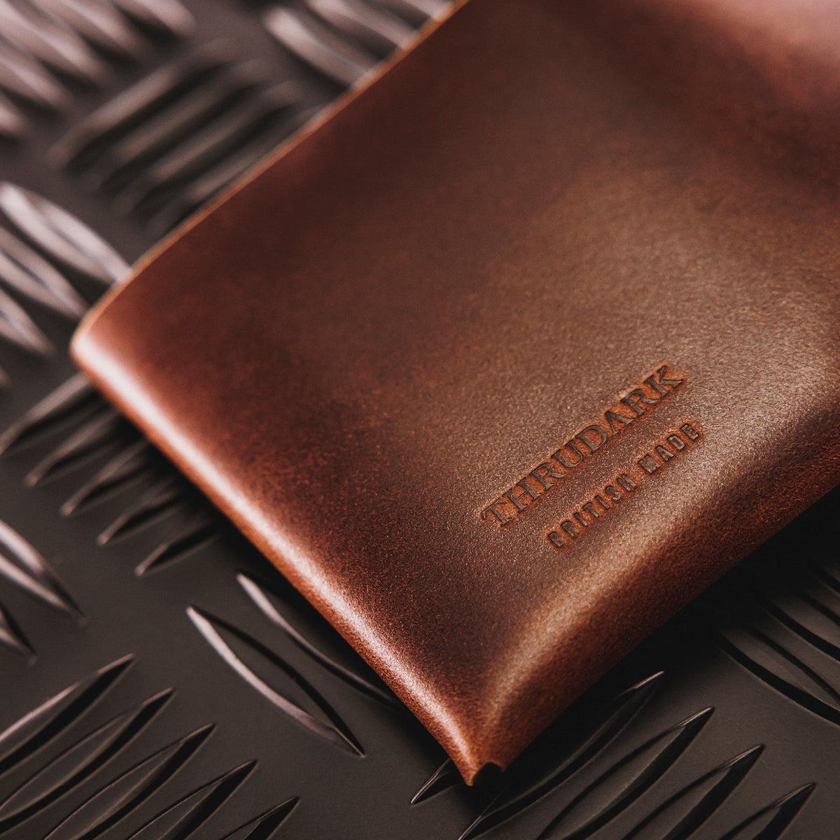 A creative studio shot of Leather Origami Wallet (CS)