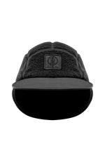 A cut-out image of Shearling Cap in Black (GM)