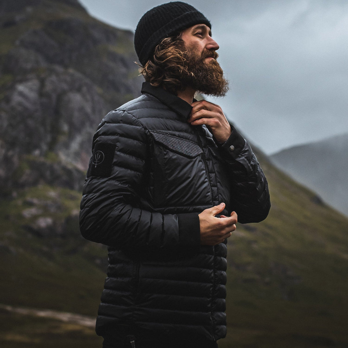 Creative Image Of Melee Down Jacket In Obsidian Black (ITF)
