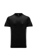 SM Cut of Out Oryon 72Hr Merino T-Shirt In Obsidian Black (GM)