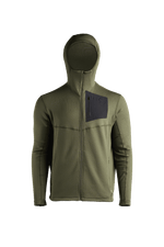 A cut-out image of Men's Siege Tech Fleece Hooded in Khaki (GM)