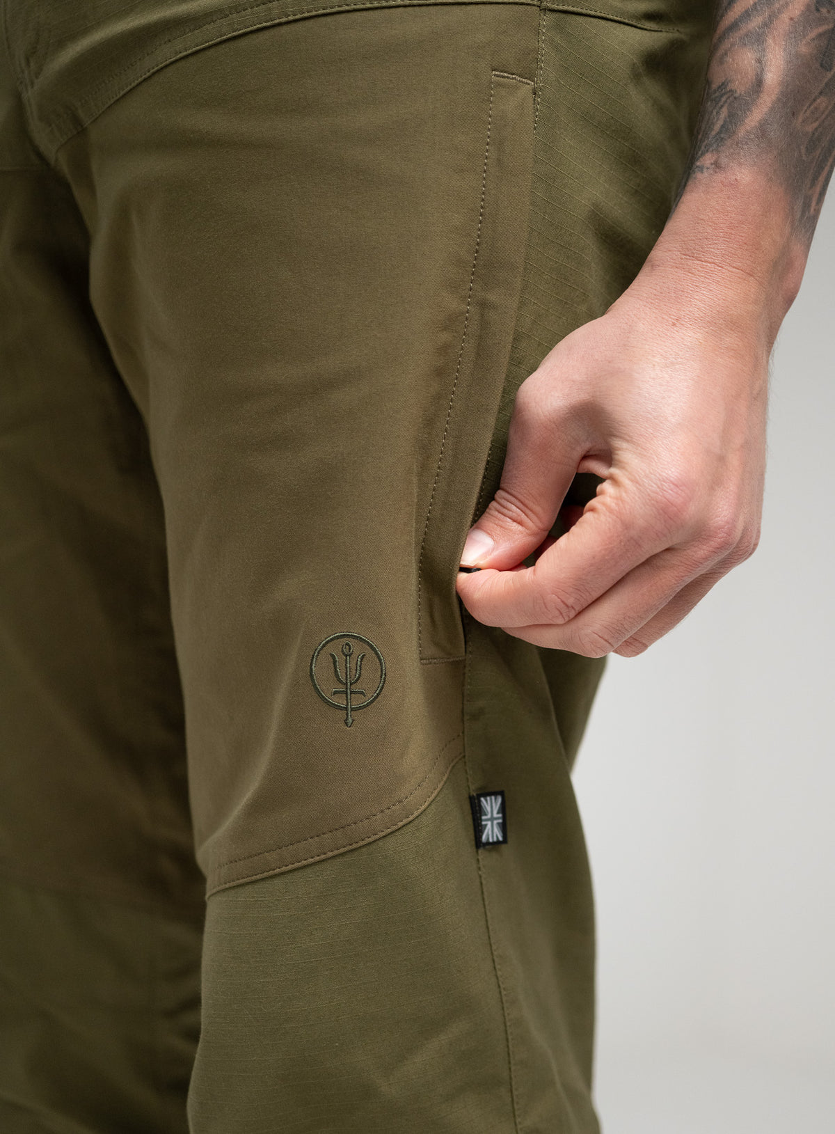 YKK® Zippered Thigh Pockets