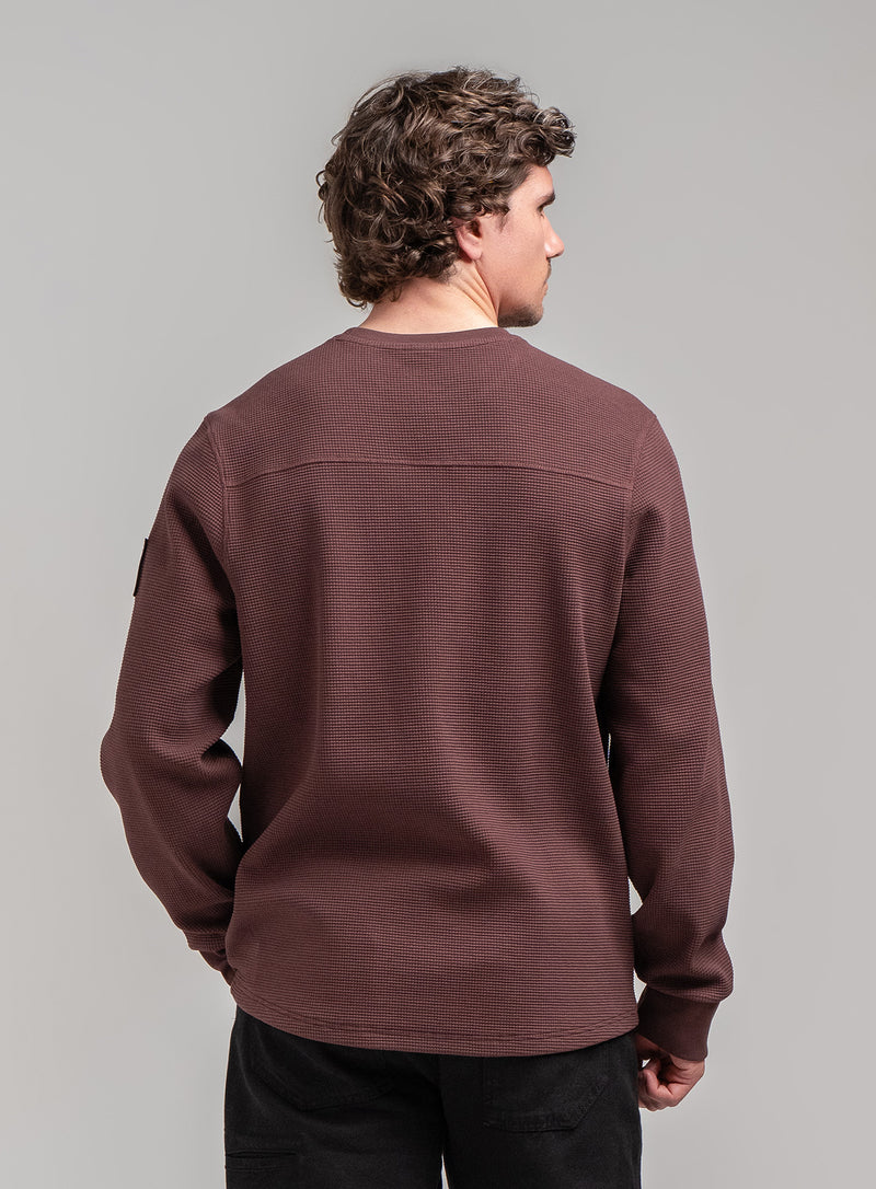 DISSIDENT LONGSLEEVE WAFFEL T-SHIRT