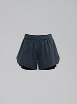 A cut-out image of Women's Force 2-In-1 Shorts in Ombre Blue (GM)
