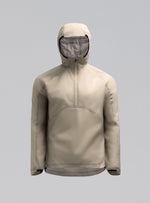 Hem Cut Out Image of Force Trail Running Jacket In Stone (GM)