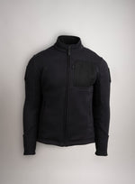 A cut-out image of Men's HeriTech Moorland Fleece in Obsidian Black (GM)