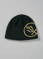A studio shot of Insignia Beanie in Green (SS)