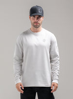 A studio shot of Insignia Long Sleeve T-Shirt in Grey (SS)