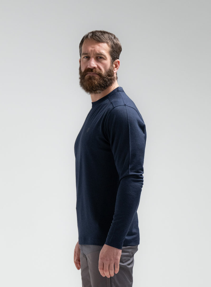 ORYON-72HR-LANGARMSHIRT AUS MERINO