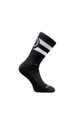 SM Cut of Out Crew Socks In Obsidian Black (GM)
