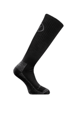 A cut-out image of Long Mountain Socks in Black (GM)